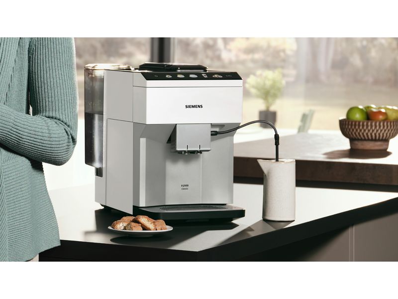 Siemens Kaffeevollautomat EQ500 Classic TP515D02 Weiss