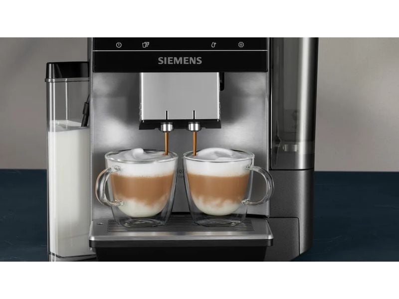 Siemens Machine à café automatique EQ700 intégral TQ717D03 Acier inoxydable