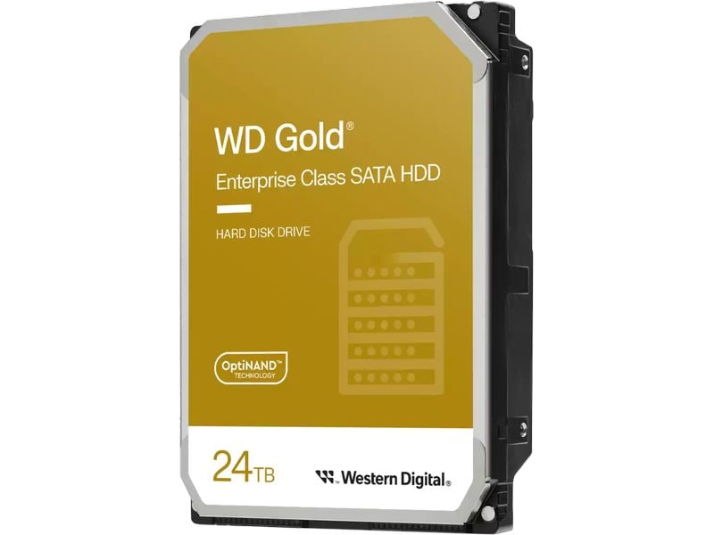 Western Digital Harddisk WD Gold 24 TB 3.5"