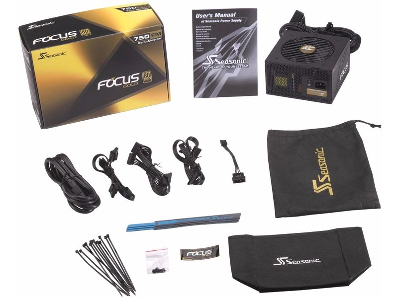 Seasonic Bloc d’alimentation Focus Gold 750 W