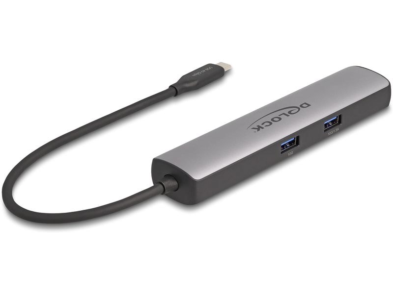 Delock Station d'accueil USB-C HDMI/USB 10 Gbps/2.5 Gigabit LAN/PD 3.0