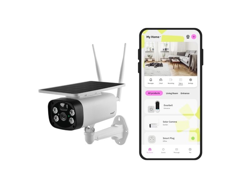 omajin by Netatmo Netzwerkkamera OMA-OSC-01-EU Solar/Akku/HD/Alarmsystem