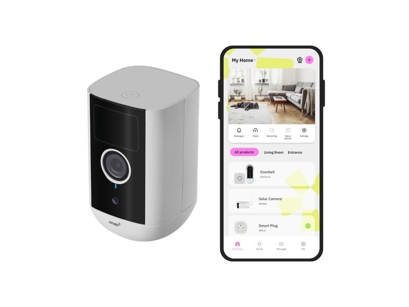 omajin by Netatmo Netzwerkkamera OMA-OWC-01-EU + 64GB MicroSD