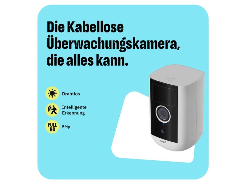 omajin by Netatmo Netzwerkkamera OMA-OWC-01-EU + 64GB MicroSD