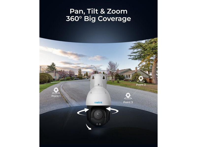 Reolink Netzwerkkamera P850 360° / PoE / 16x Zoom