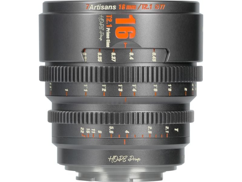 7Artisans Festbrennweite 16mm T/2.1 – Sony E-Mount