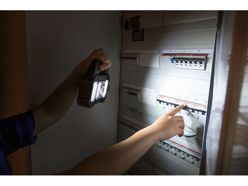 EASYmaxx Arbeitsleuchte Solar-Leuchte 3.7 V