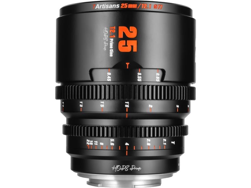 7Artisans Festbrennweite 25mm T/2.1 – Sony E-Mount