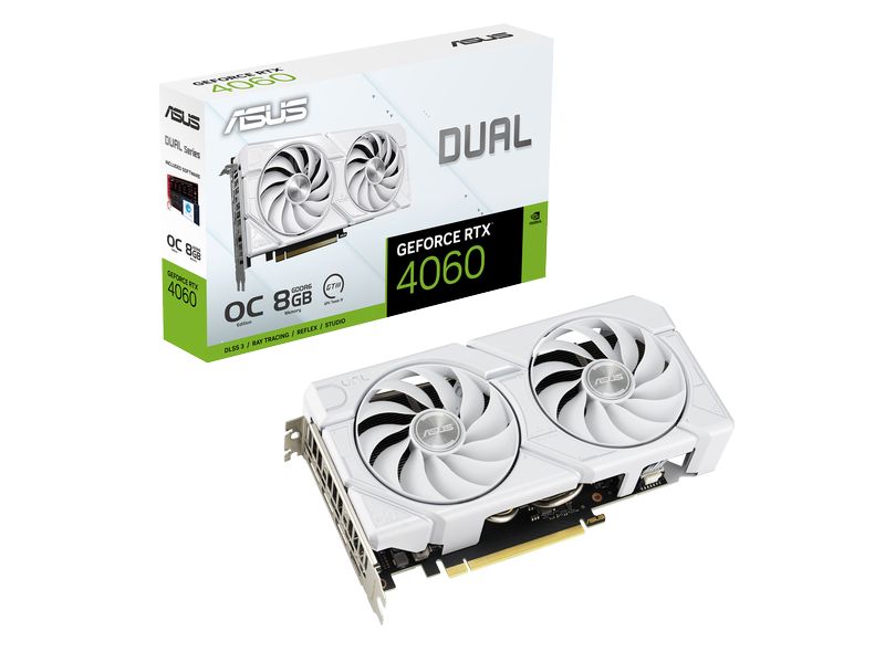 ASUS Grafikkarte Dual GeForce RTX 4060 EVO OC Edition