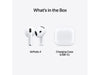 Apple Écouteurs True Wireless In-Ear AirPods 4 USB-C