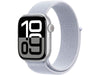 Apple Watch Series 10 42 mm LTE Alu argent Loop bleu