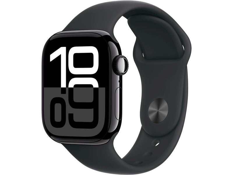 Apple Watch Series 10 42 mm LTE Alu Jet Black Sport S/M