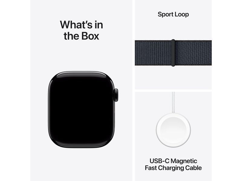 Apple Watch Series 10 42 mm Alu Jet Black Loop