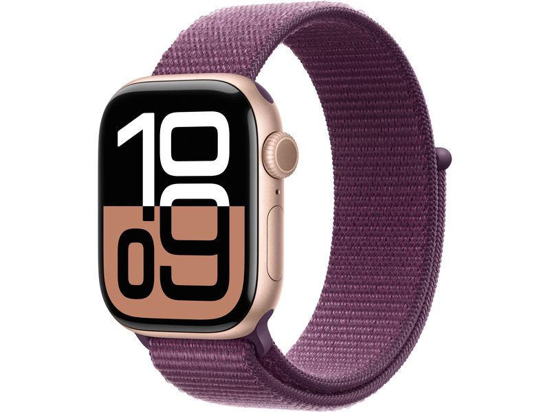 Apple Watch Series 10 42 mm Alu or rose Loop Plum