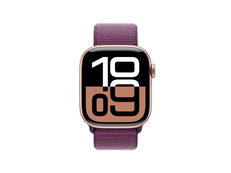 Apple Watch Series 10 42 mm LTE Alu Roségold Loop Plum