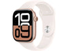 Apple Watch Series 10 46 mm Alu Rose Gold Sport Blanc S/M