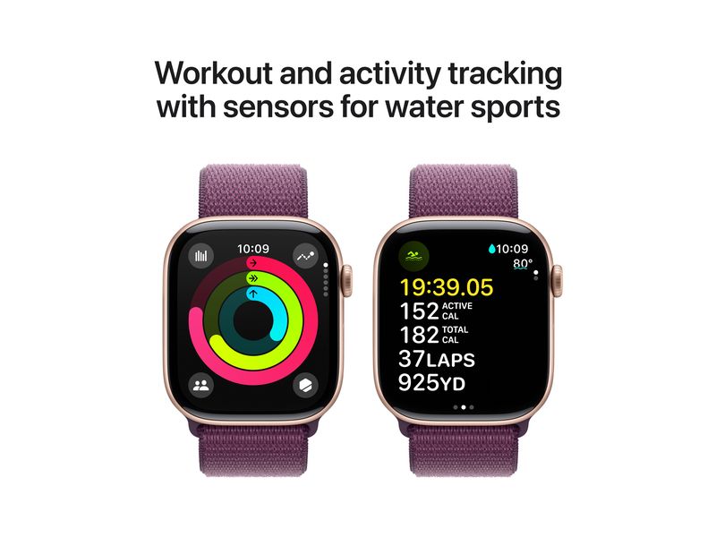 Apple Watch Series 10 46 mm Alu or rose Loop Plum