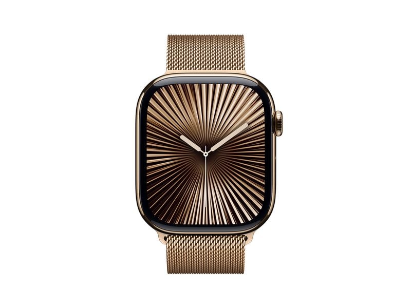 Apple Watch Series 10 46 mm LTE Titanium Gold Loop Milanese S/M