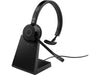 Jabra Headset Evolve 65 TE Mono UC inkl. Ladestation