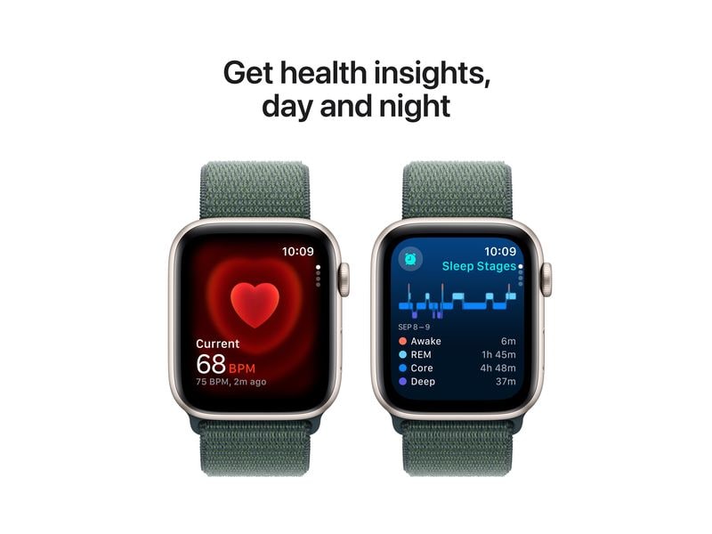 Apple Watch SE 2024 44 mm GPS Lake Green Sport Loop