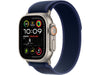 Apple Watch Ultra 2 Natural Titanium Trail Loop Blau M/L