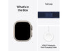 Apple Watch Ultra 2 Natural Titanium Trail Loop bleu S/M