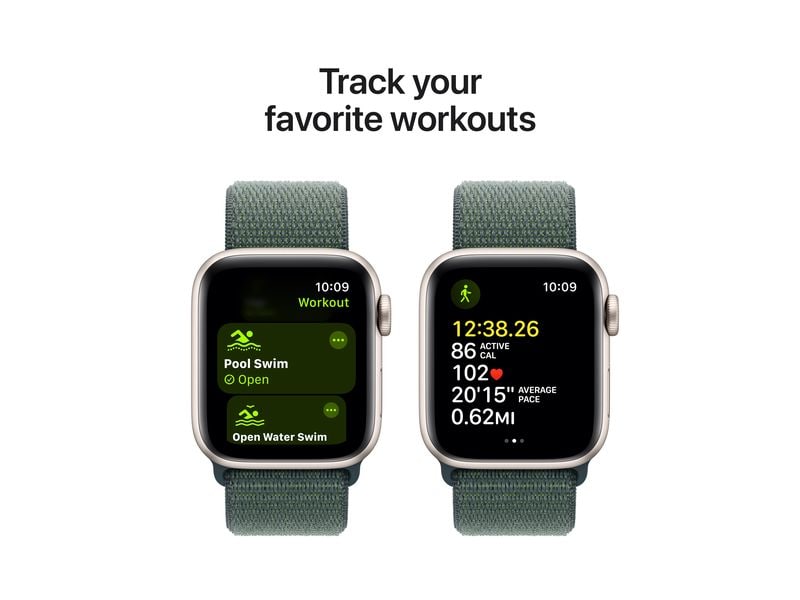 Apple Watch SE 2024 40 mm GPS Lake Green Sport Loop