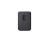 Apple iPhone Fine Woven Wallet mit MagSafe Schwarz matt