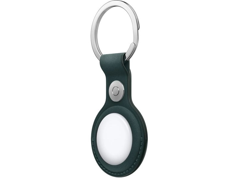 Apple AirTag Schlüsselanhänger aus Feingewebe Dunkelgrün