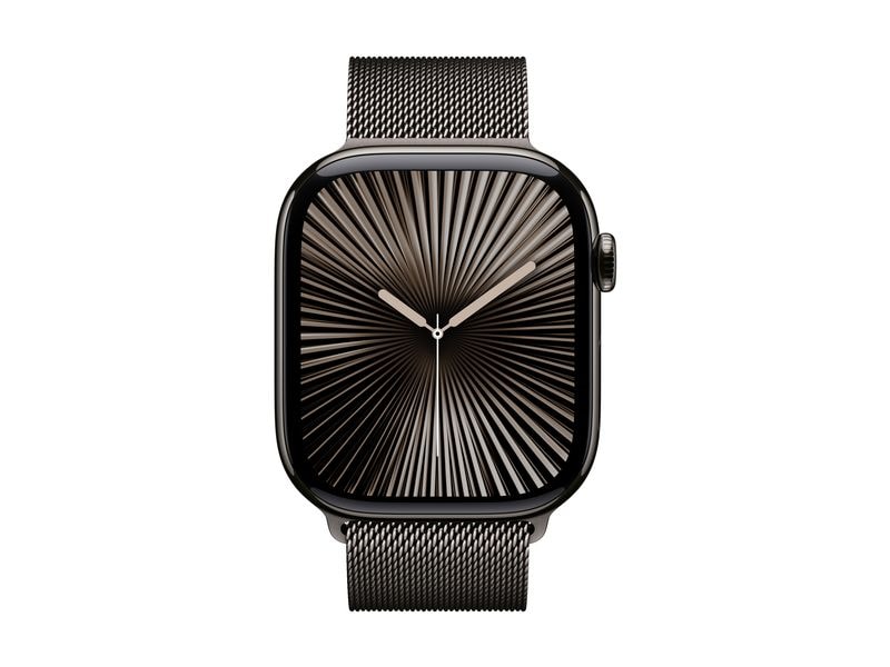 Apple Boucle milanaise 46 mm Gris foncé S/M