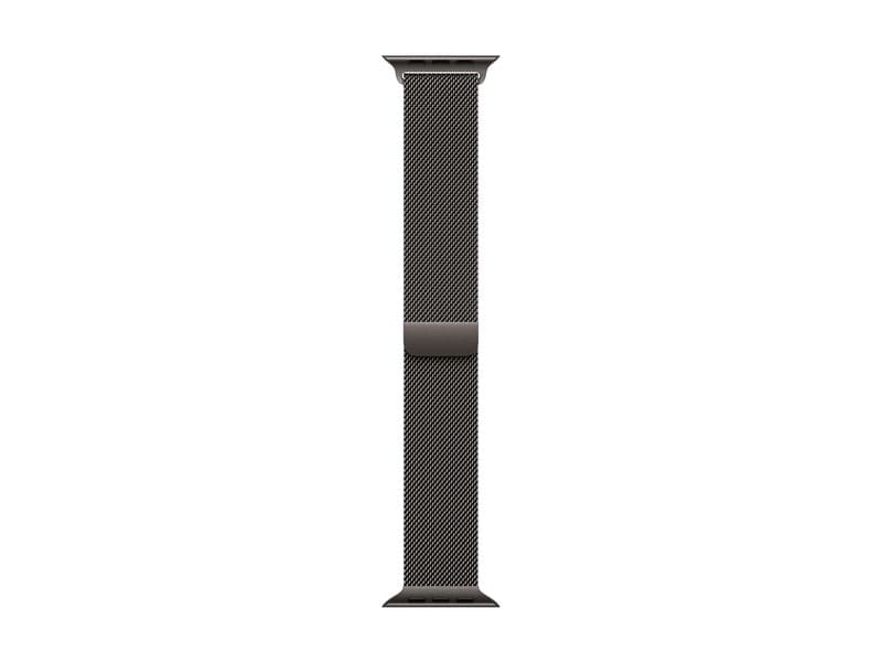 Apple Boucle milanaise 46 mm Gris foncé S/M