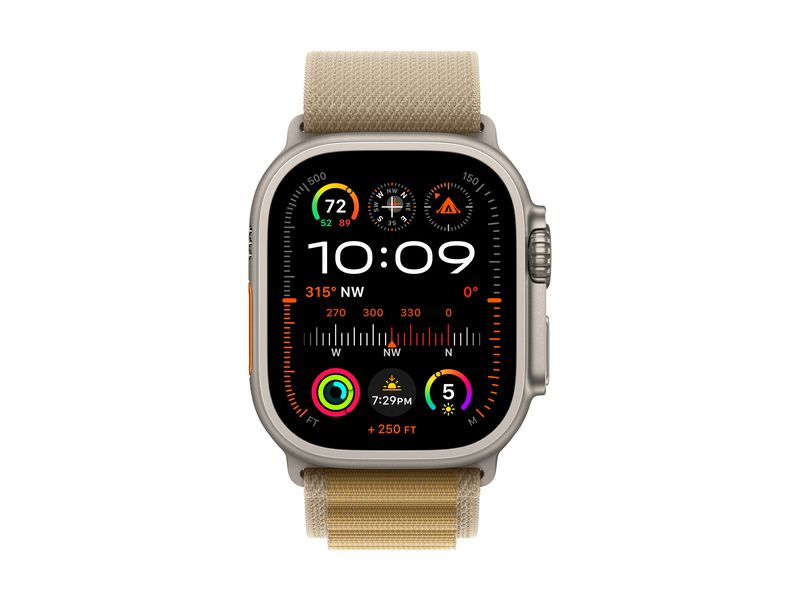 Apple Alpine Loop 49 mm Marron clair/gris S