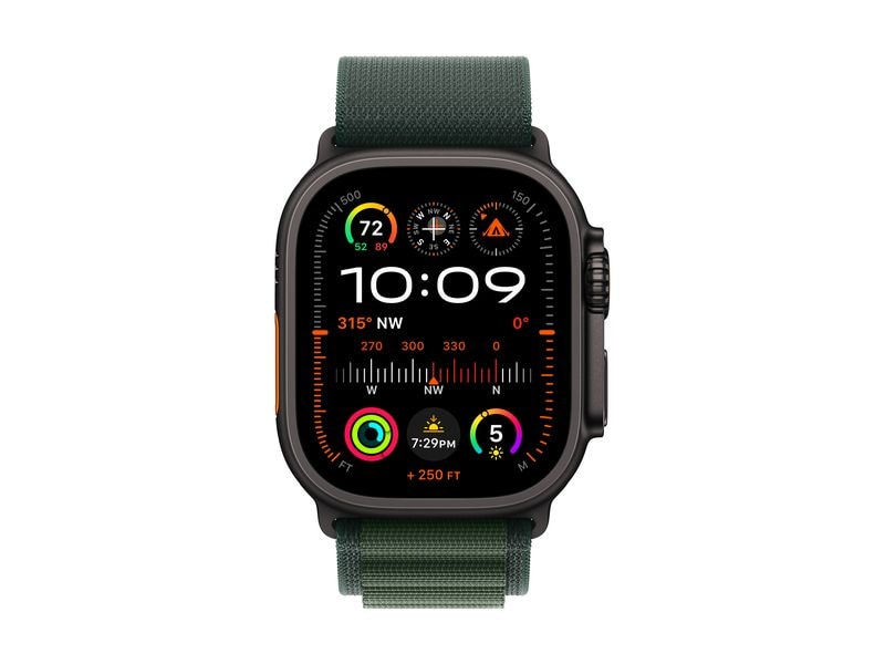 Apple Boucle alpine 49 mm Vert foncé/noir S
