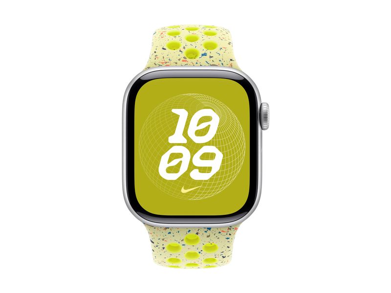 Apple Bande Nike Sport 42 mm Jaune S/M