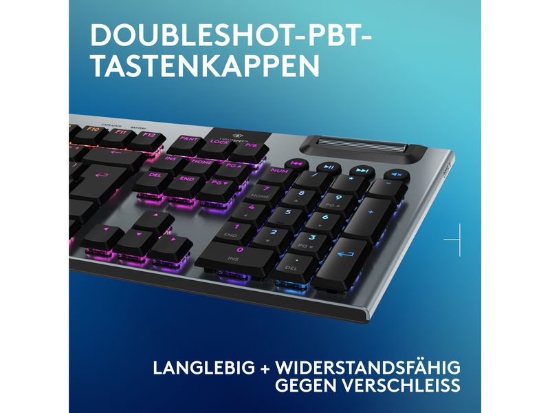 Logitech Gaming-Tastatur G915 X Lightspeed GL Tactile