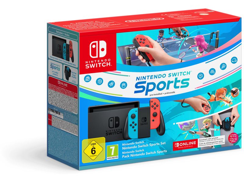 Nintendo Switch Rot/Blau &amp; Switch Sports