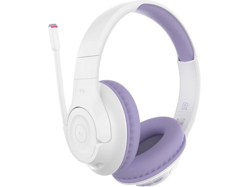 Belkin Casques supra-auriculaires Wireless Soundform Inspire Violet; Blanc