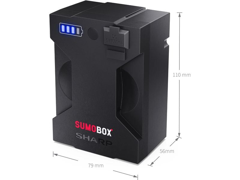 Sharp Akkupack und Ladegerät SumoBox