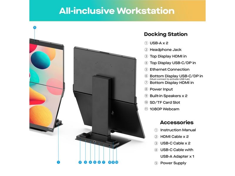 Mobile Pixels Monitor Geminos 24"