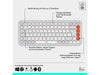 Logitech Tastatur-Maus-Set POP Icon Combo Off-white