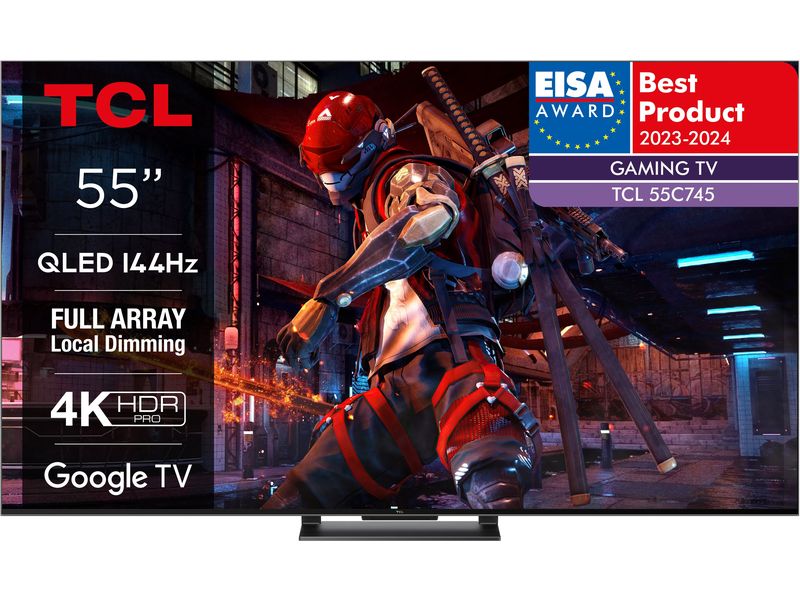 TCL TV 55C745 55", 3840 x 2160 (Ultra HD 4K), QLED