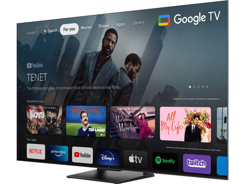 TCL TV 55C745 55", 3840 x 2160 (Ultra HD 4K), QLED