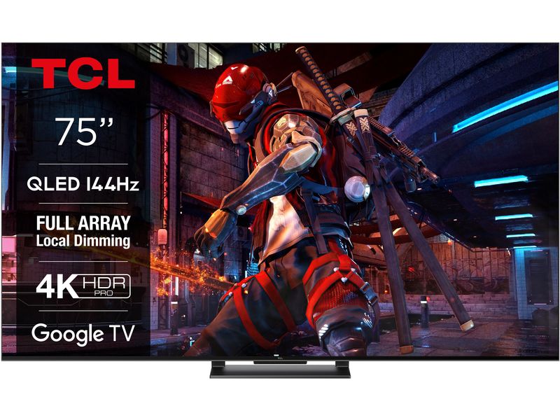 TCL TV 75C745 75", 3840 x 2160 (Ultra HD 4K), QLED