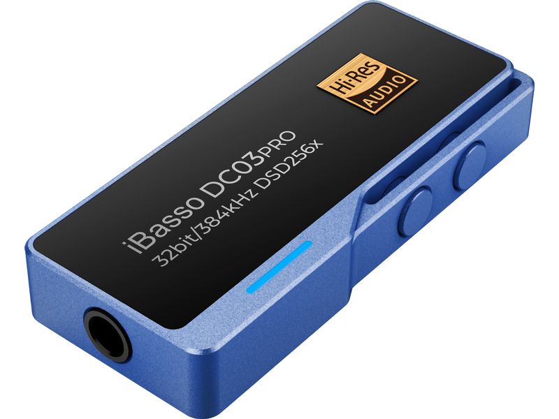 iBasso Amplificateur de casque & USB-DAC DC03Pro Bleu