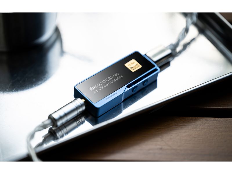 iBasso Kopfhörerverstärker &amp; USB-DAC DC03Pro Blau