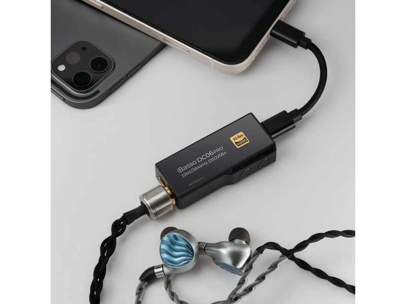 iBasso Kopfhörerverstärker &amp; USB-DAC DC06Pro Schwarz