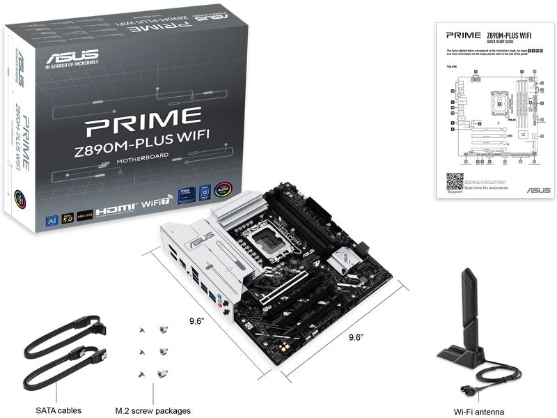 ASUS Carte mère Prime Z890M-Plus WIFI