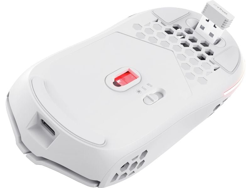 Trust Gaming-Maus GXT929 Helox Weiss