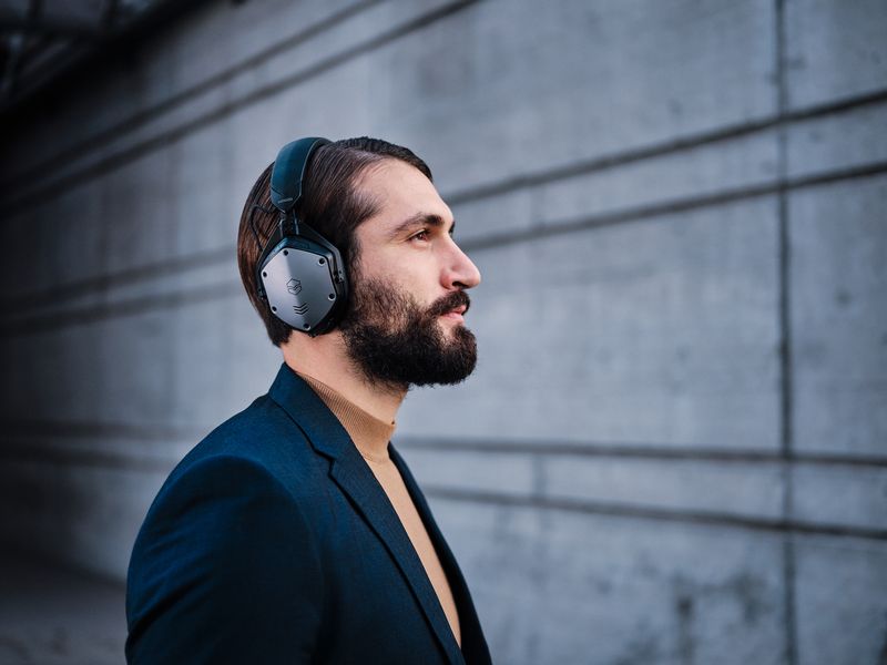 V-MODA Wireless Over-Ear-Kopfhörer M-200 ANC Grau