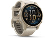 GARMIN Montre de sport Fenix 8 AMOLED Sapphire, 43 mm Beige